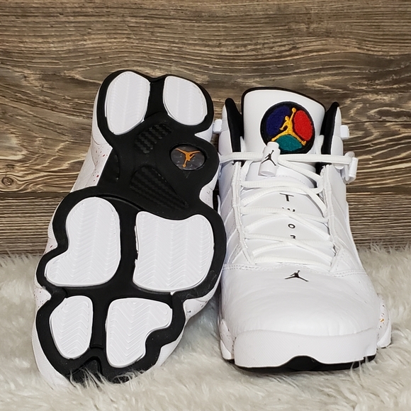 New Nike Jordan 6 Rings 'Paint Splatter' Sneakers - Picture 4 of 8
